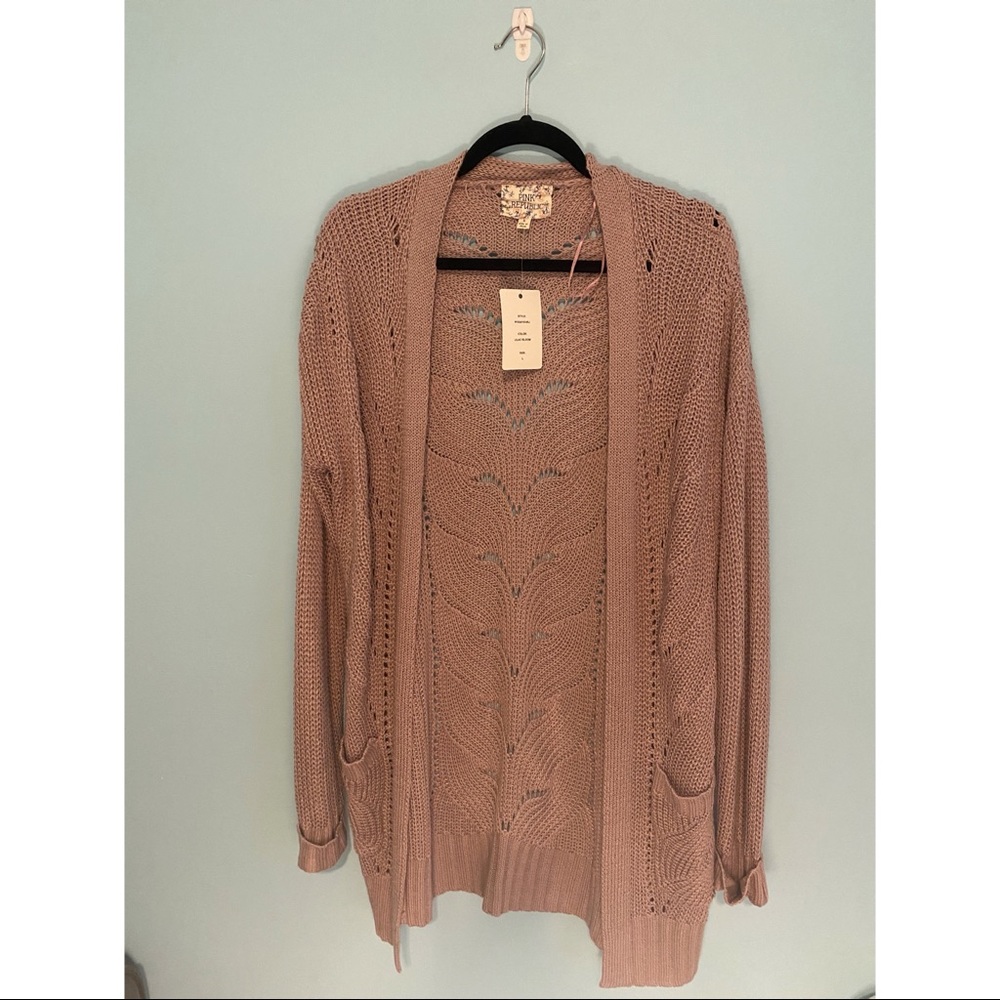 Pink republic cardigan